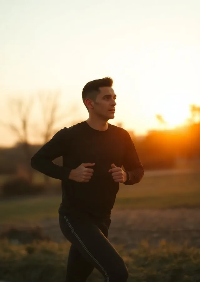 Paciente activo corriendo